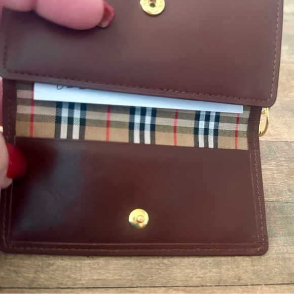 Burberry Brown Leather Key Case Holder - Picture 7 of 10